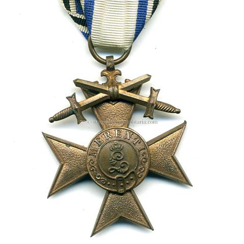 Königreich Bayern Militär-Verdienstkreuz (MVK) 3. Klasse mit Schwertern